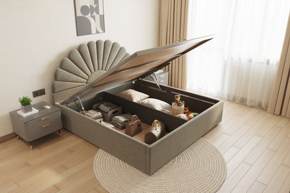 Satin Bed (Fully Upholstered) 50+ colour options - Queen Size - Furnishka 