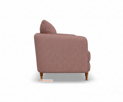 Flora 3 seater sofa in Bone white