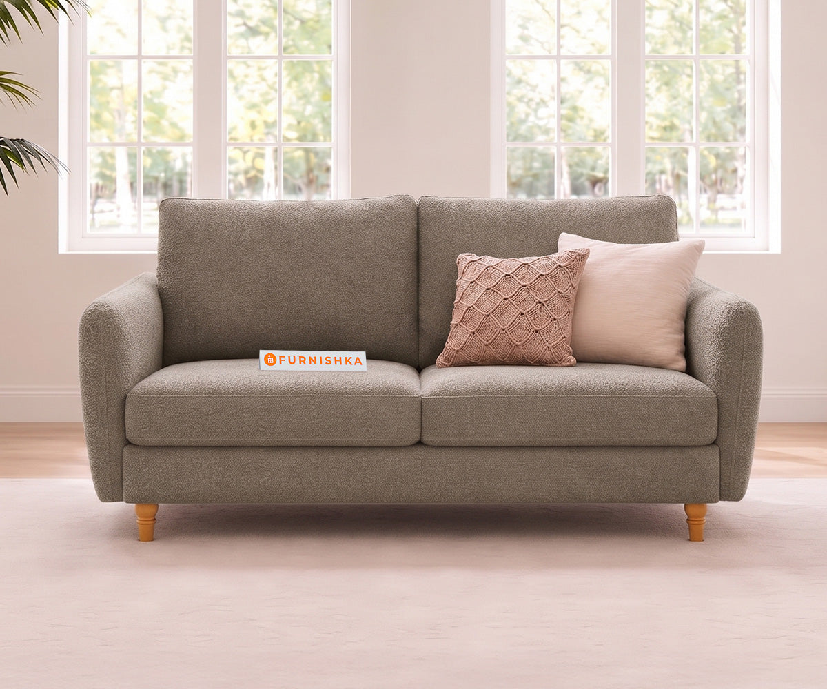Flora 2 Seater Sofa in Taupe Beige