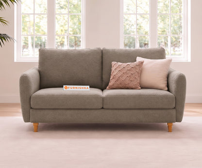 Flora 2 Seater Sofa in Taupe Beige