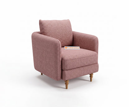 Flora 1 Seater Sofa in Taupe Beige