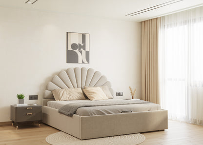 Satin Bed (Fully Upholstered) 50+ colour options - Queen Size - Furnishka 