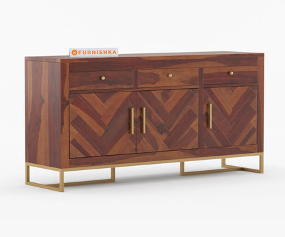 Helie Sheesham Wood Cabinet and Sideboard