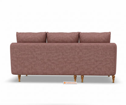 Flora 2 Seater Sectional Sofa LHS - Silver Grey
