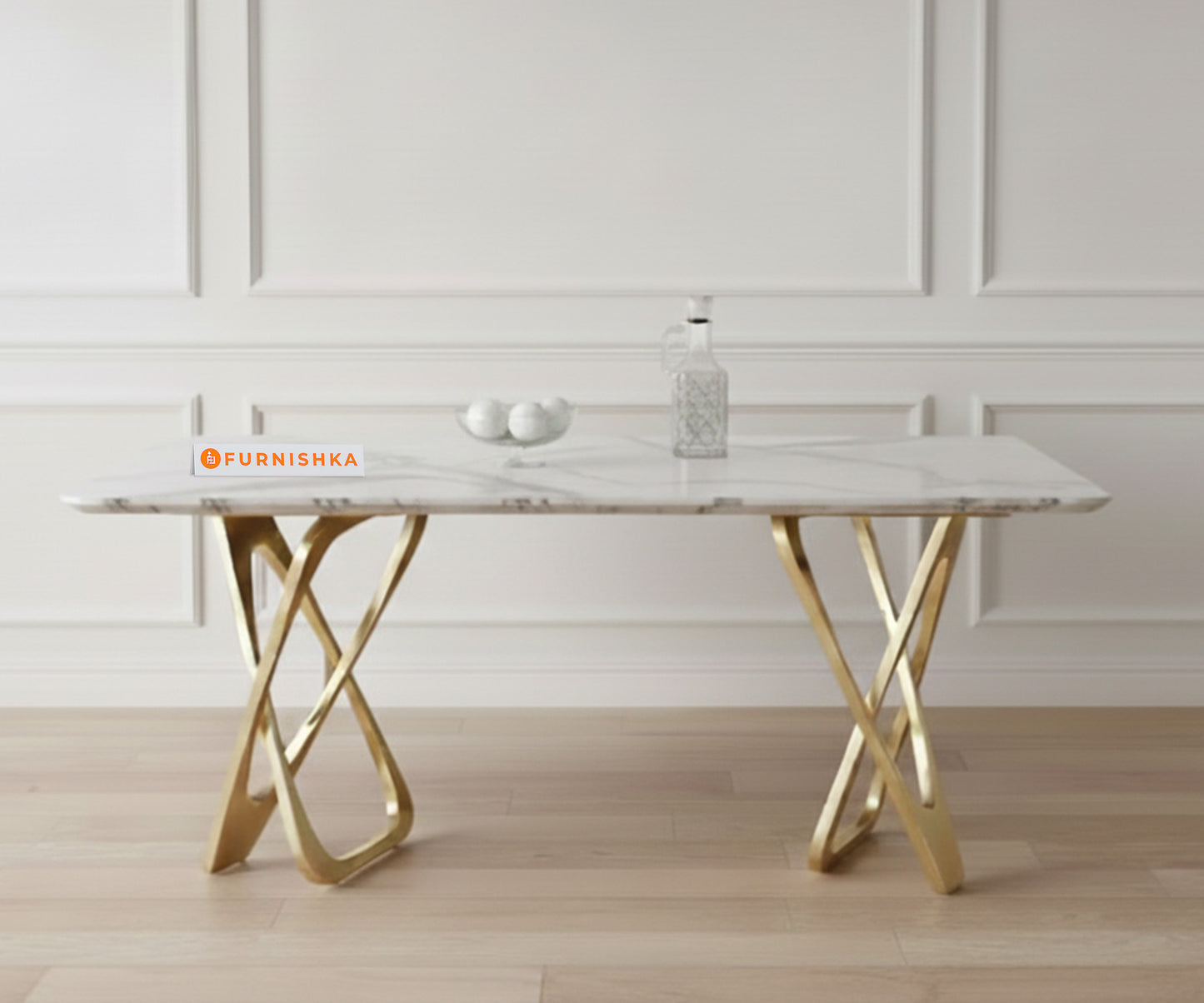 Dolce 4 Seater Dining Sets with Indian Banswara Marble Top