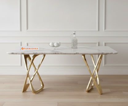 Dolce 4 Seater Dining Sets with Indian Banswara Marble Top