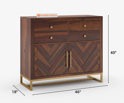 Scooby Sheesham Wood Chest of Drawer
