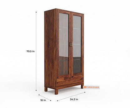 Ivaan Sheesham Wood Bookshelf