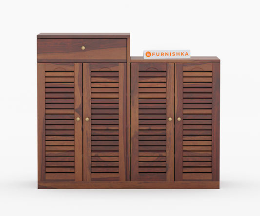 Foster Sheesham Wood Shoe Rack