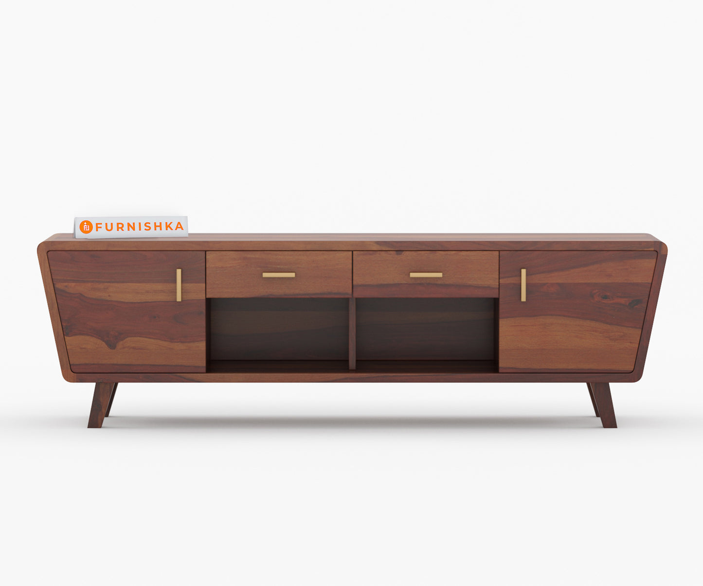 Devon Sheesham Wood Tv Cabinets with Drawers and Storage