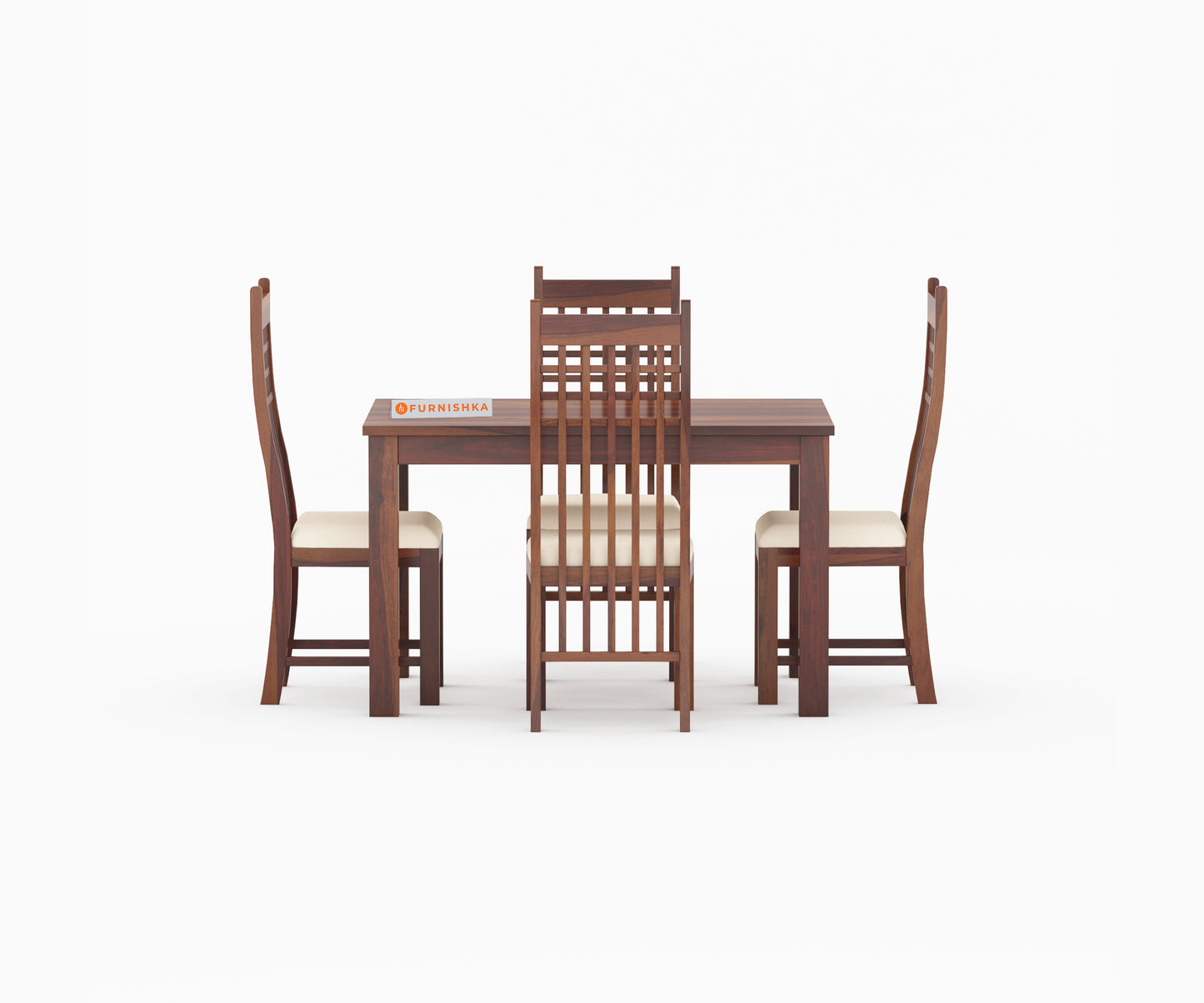 Ellen 4 Seater Dining Set with Cushion Chairs