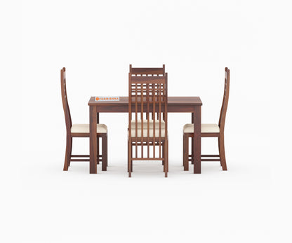 Ellen 4 Seater Dining Set with Cushion Chairs
