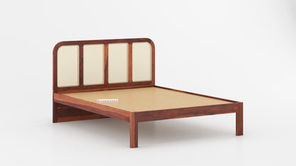 Amara Non Storage in Sheesham - Queen Size