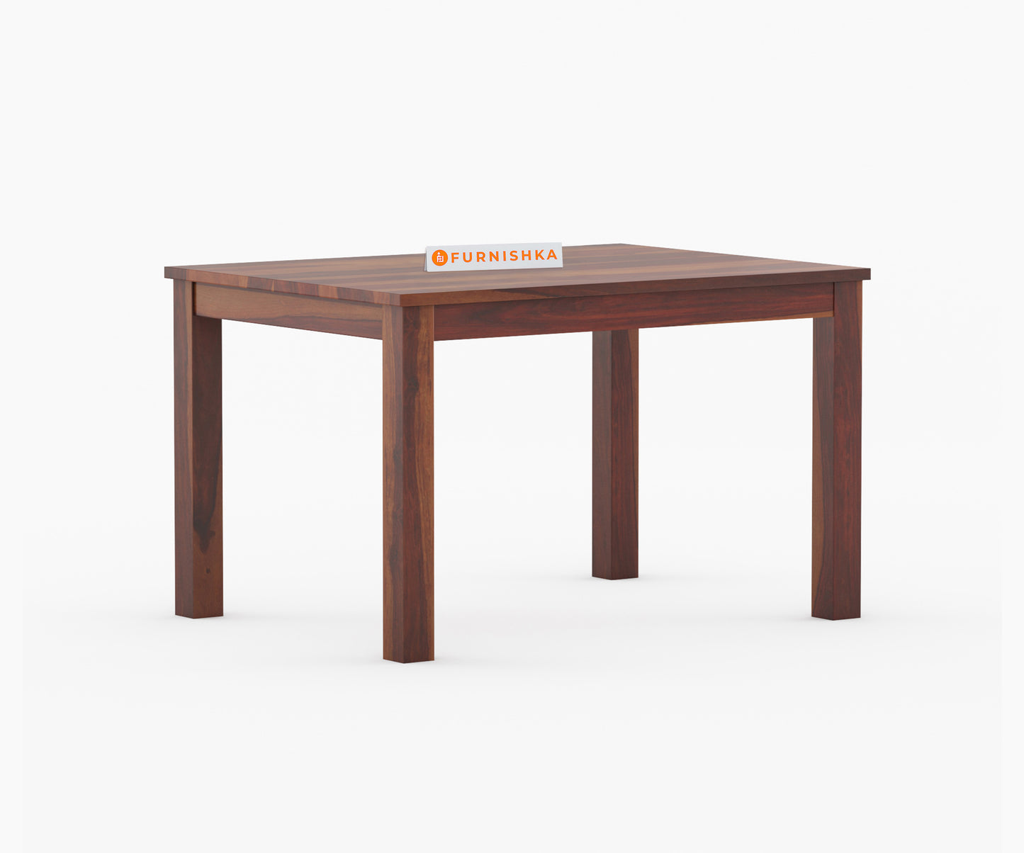 Daria Sheesham Wood 4 Seater Dining Sets With Cushion Top Chairs