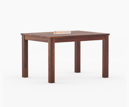 Daria Sheesham Wood 4 Seater Dining Sets With Cushion Top Chairs