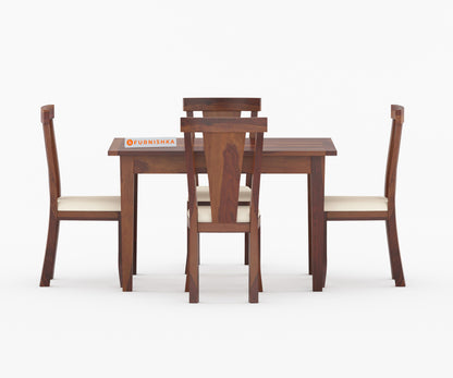 Bethany 4 Seater Dining Set with Cushion Chairs