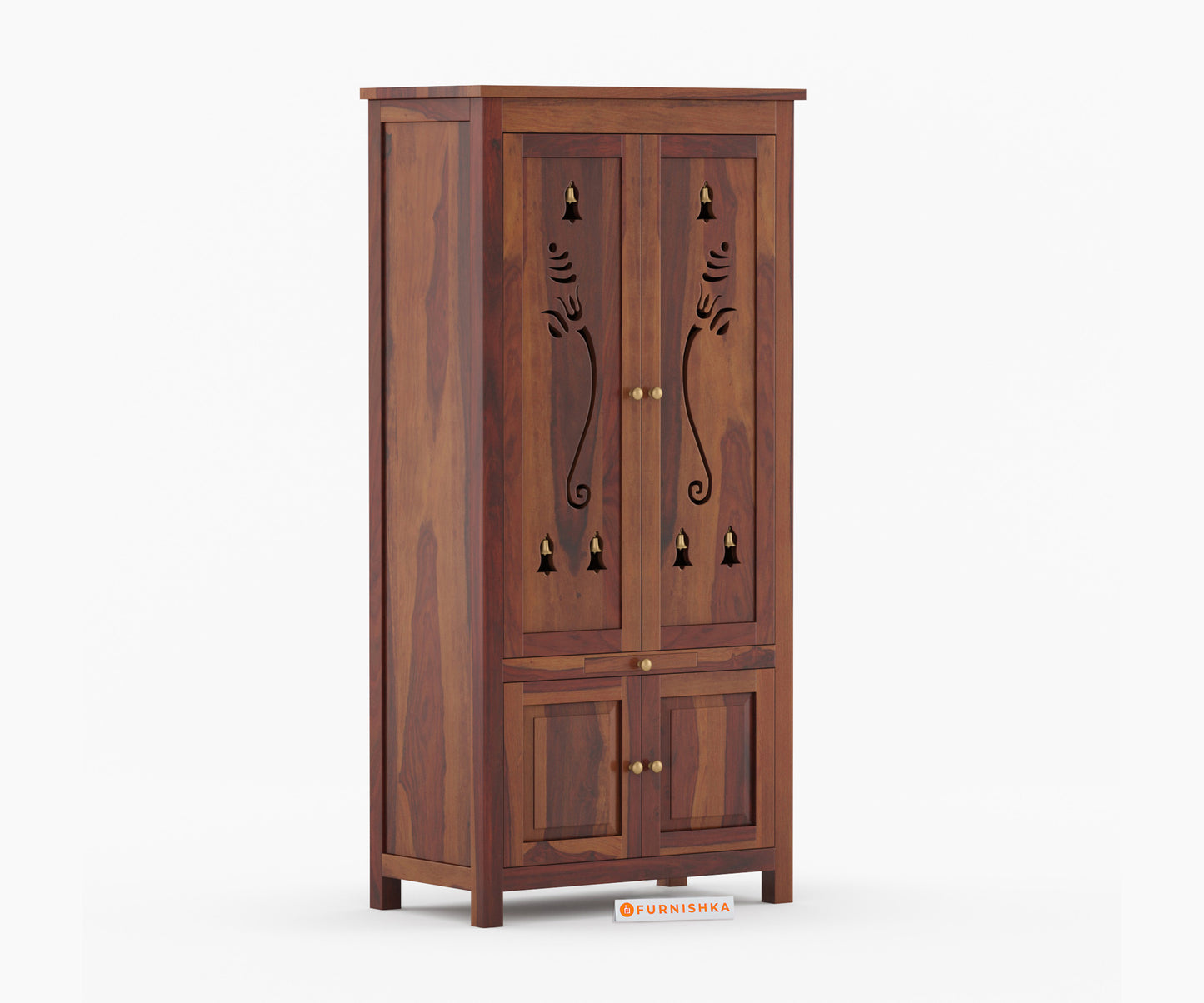 Anjaneya Sheesham Wood Home Temple