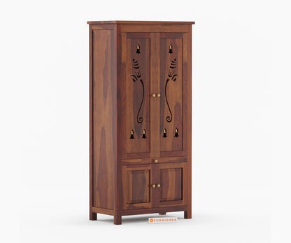 Anjaneya Sheesham Wood Home Temple