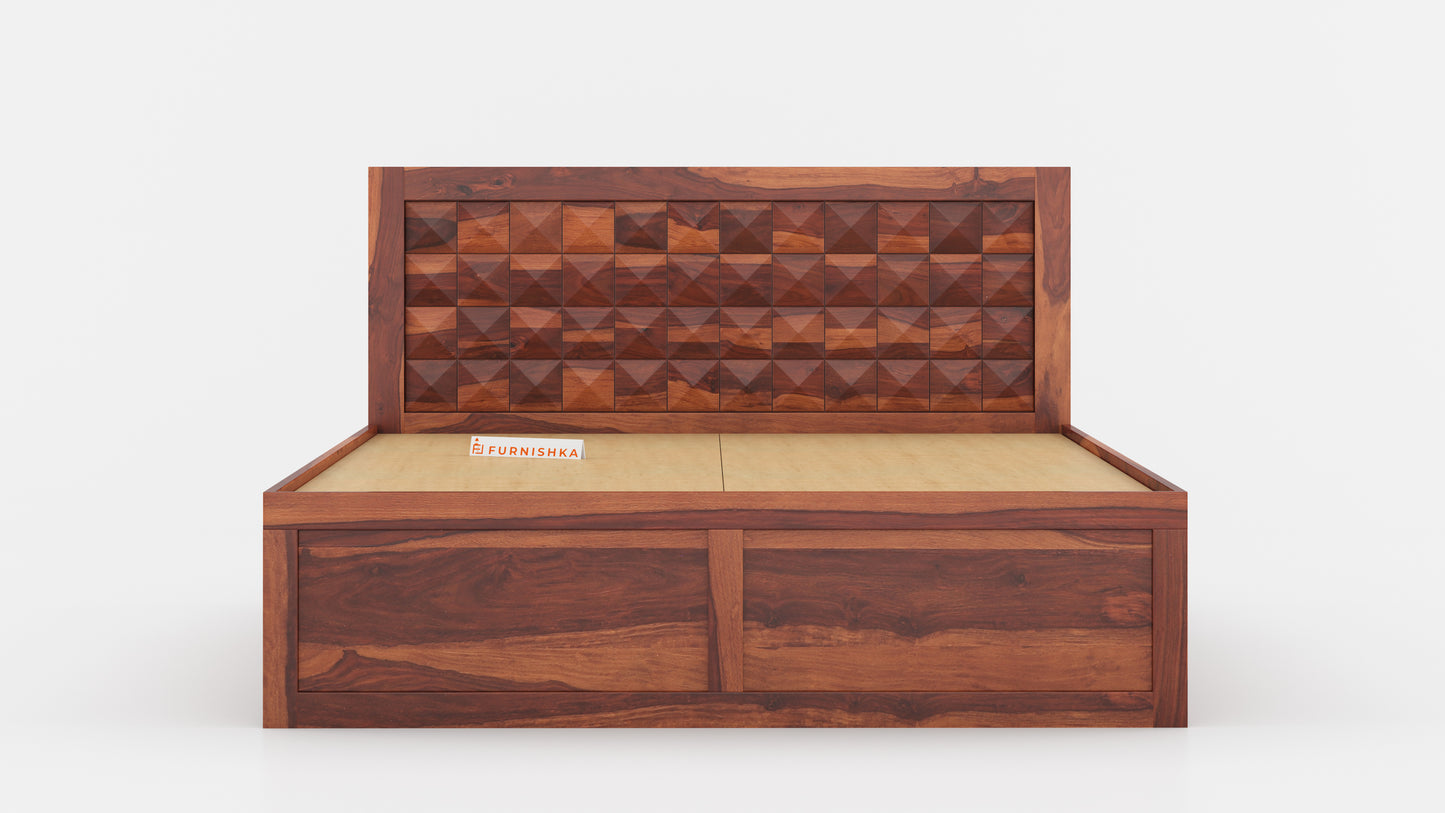 Nova Drawer Bed in Sheesham - Queen Size