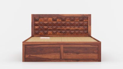 Nova Drawer Bed in Sheesham - Queen Size