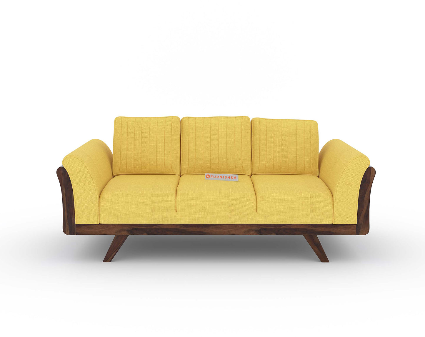 Sahara Sofa 3 Seater Mustard Yellow