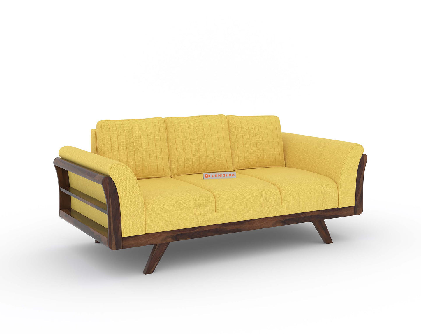Sahara Sofa 3 Seater Mustard Yellow