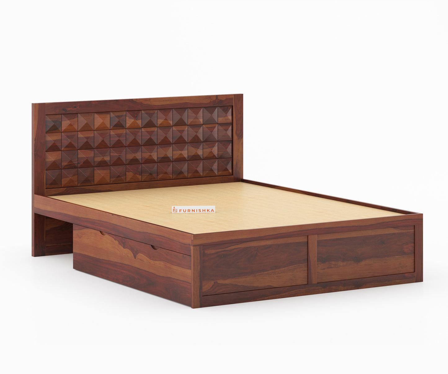 Nova Drawer Bed in Sheesham - King Size