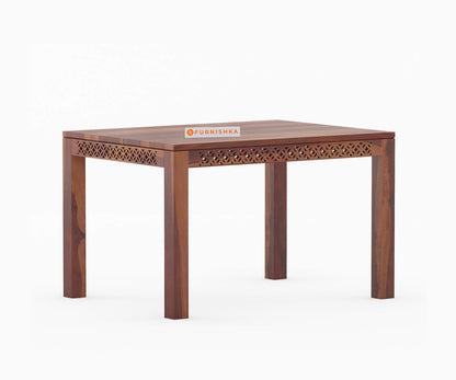 Pearl 4 Seater Dining Set With Cushion Chairs