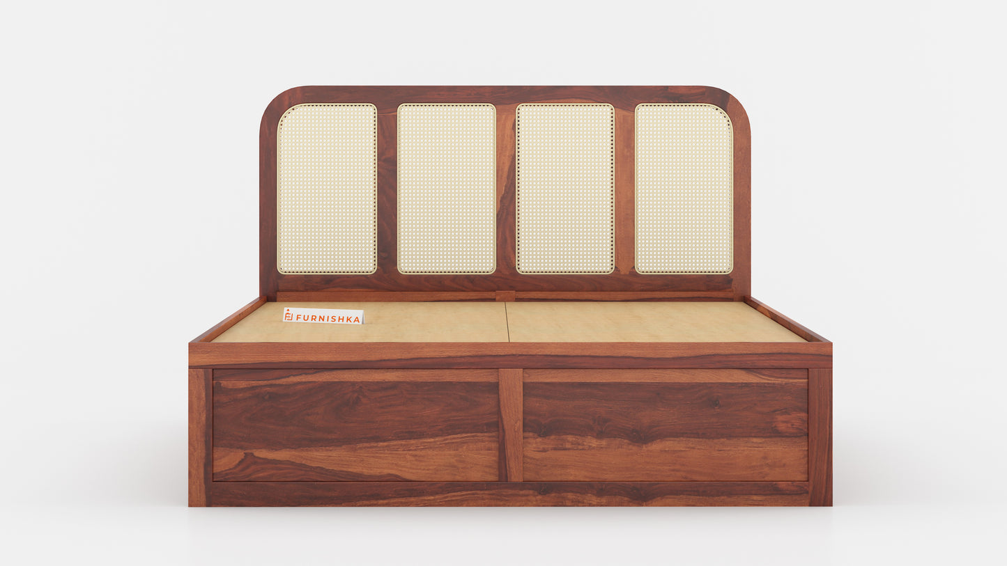 Amara Drawer Bed in Sheesham - King Size