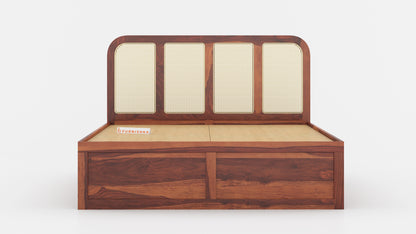 Amara Drawer Bed in Sheesham - King Size