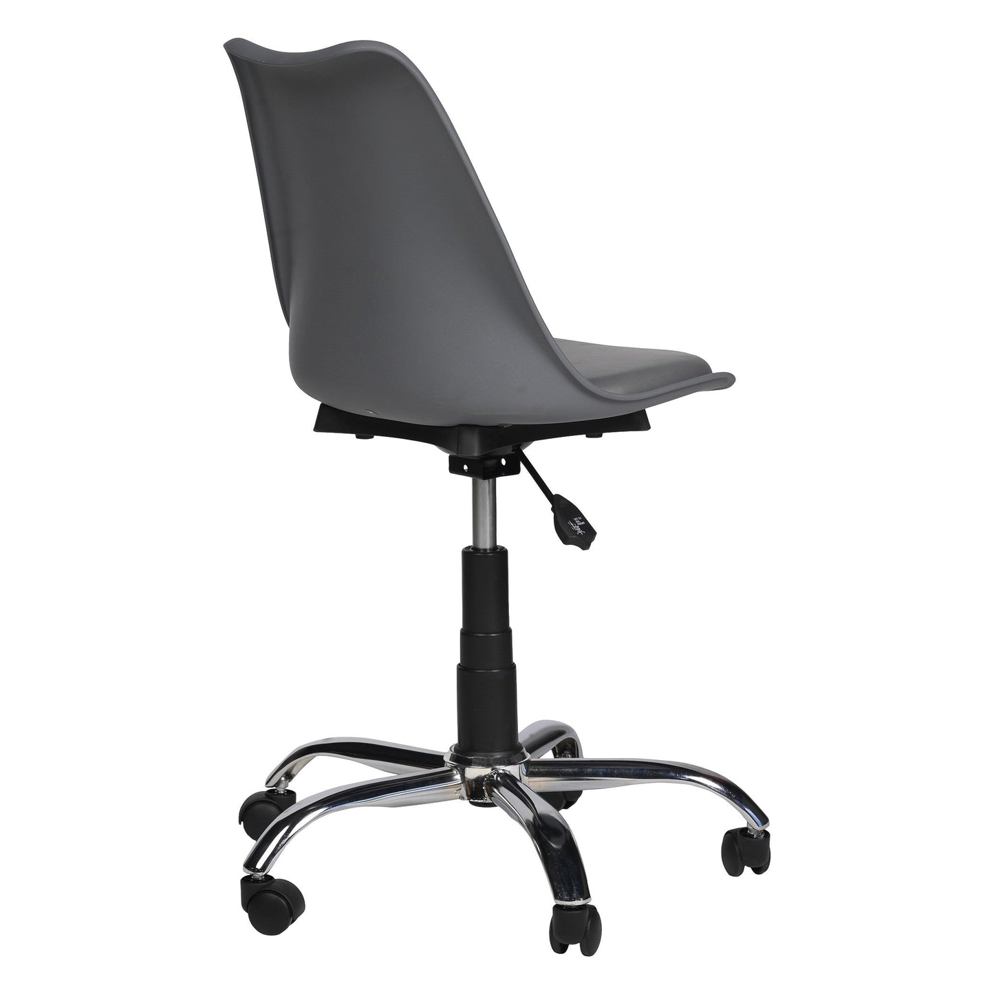 Spark Luxury Medium Back Office Chair In Grey Colour - Furnishka 