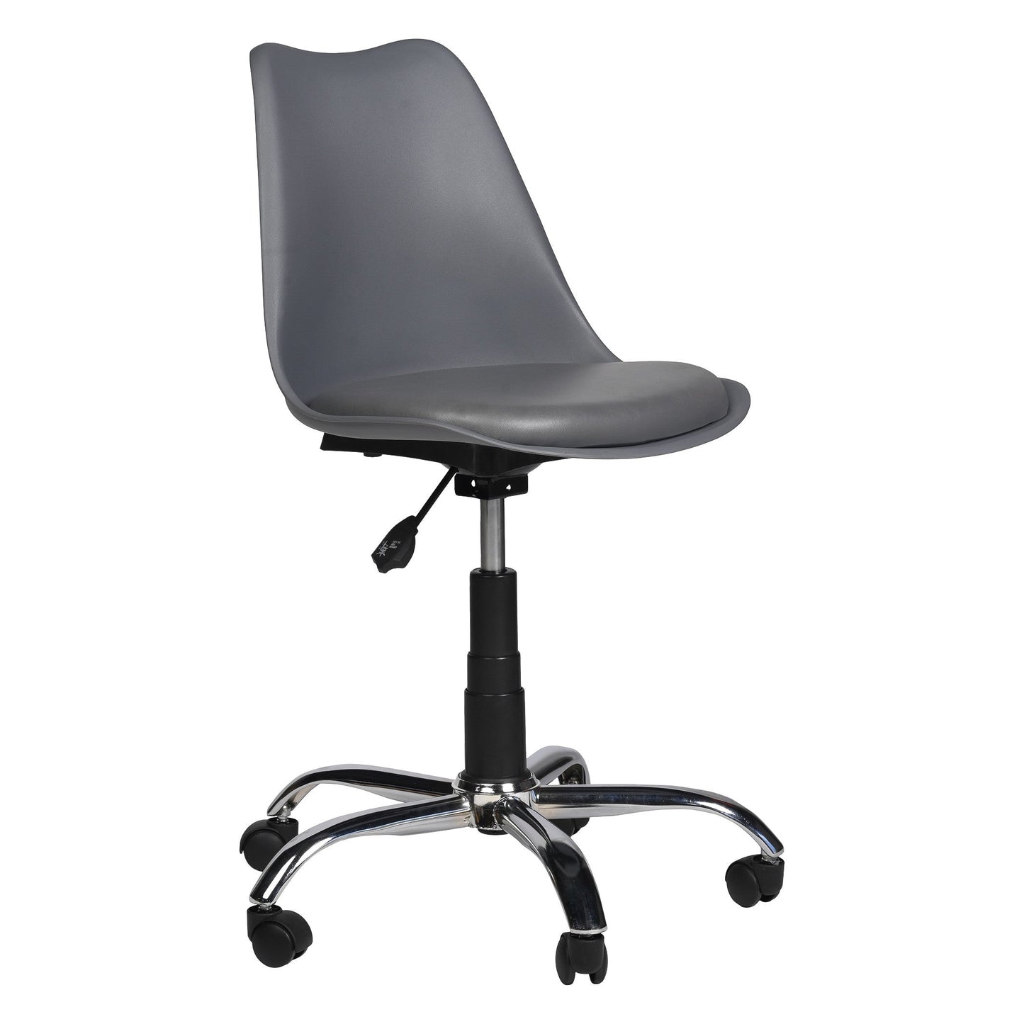 Spark Luxury Medium Back Office Chair In Grey Colour - Furnishka 