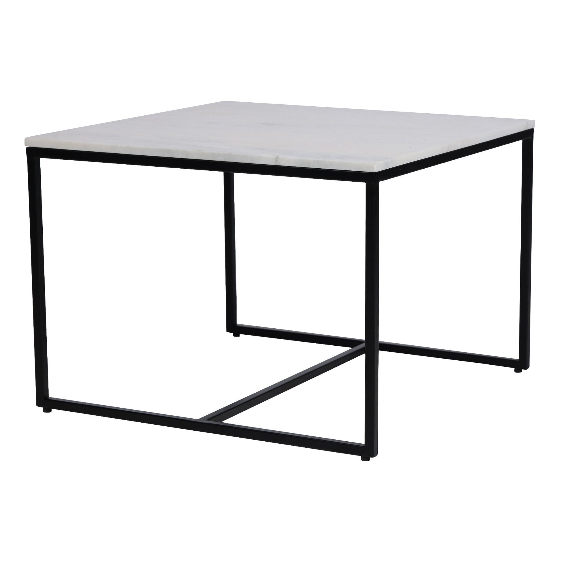 Arina Marble Nesting Coffee Table in Dark Bronze Finish - Furnishka 