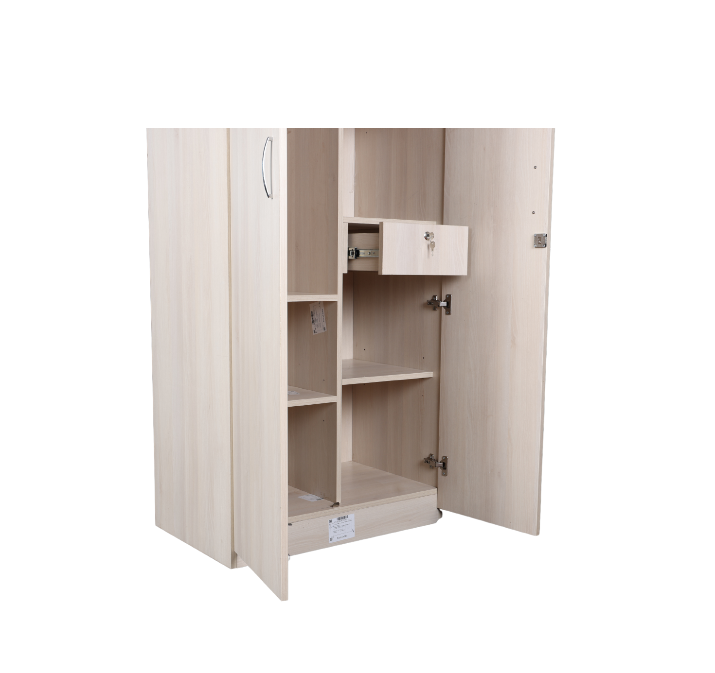 Zeta 2 Door Wardrobe - Ash Finish - Furnishka 