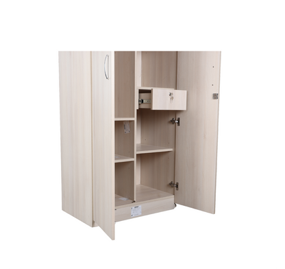Zeta 2 Door Wardrobe - Ash Finish - Furnishka 
