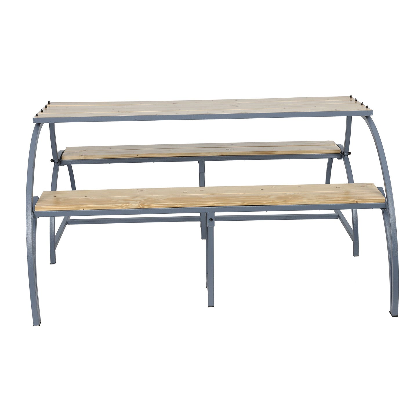 GARDEN FLIP TABLE 3+3 Seater - Furnishka 