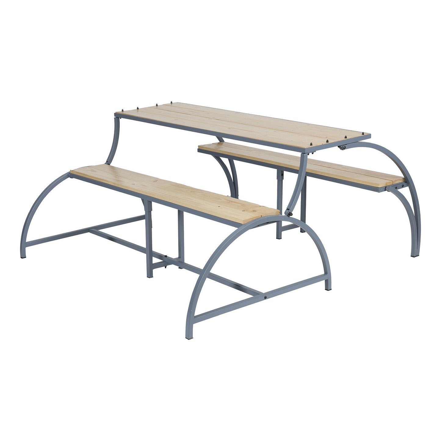 GARDEN FLIP TABLE 3+3 Seater - Furnishka 
