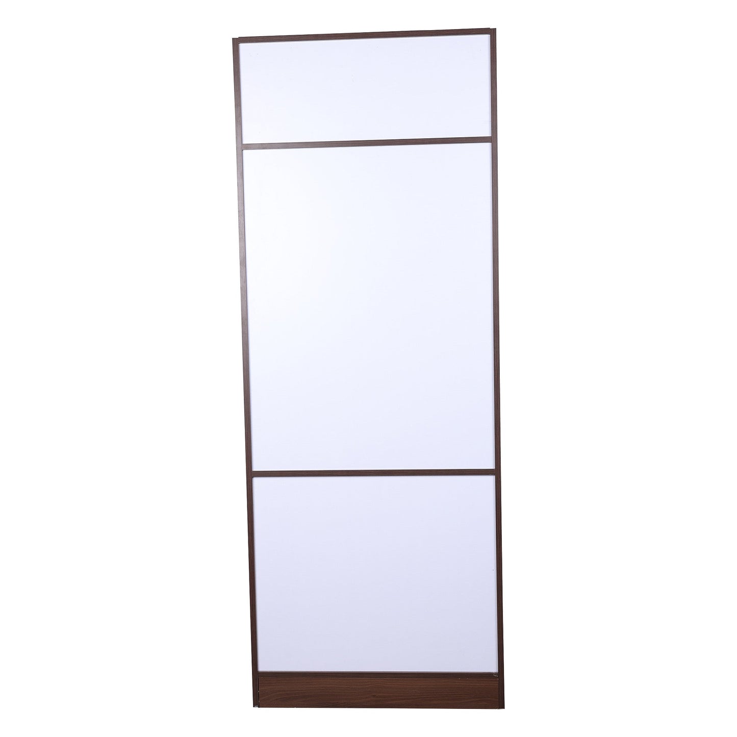 Yashto 2 Door Wardrobe - Cream & Walnut Finish - Furnishka 