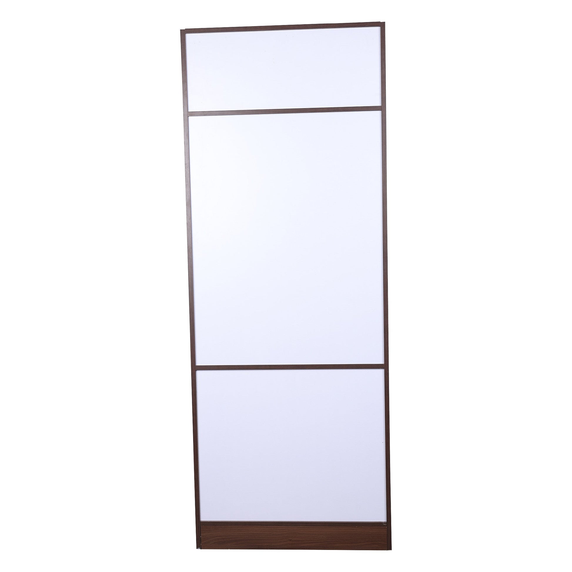 Yashto 2 Door Wardrobe - Cream & Walnut Finish - Furnishka 