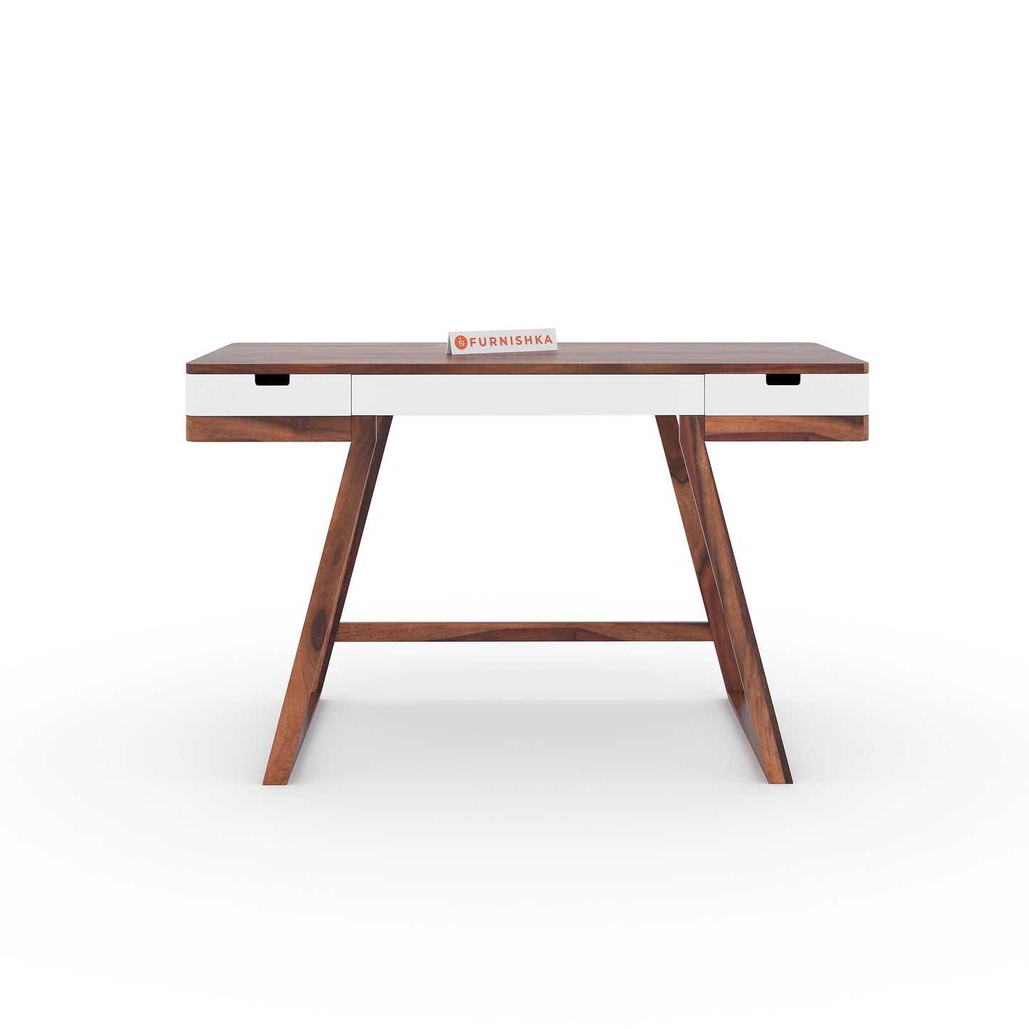 Truett Study Table With Two Drawer - Furnishka 