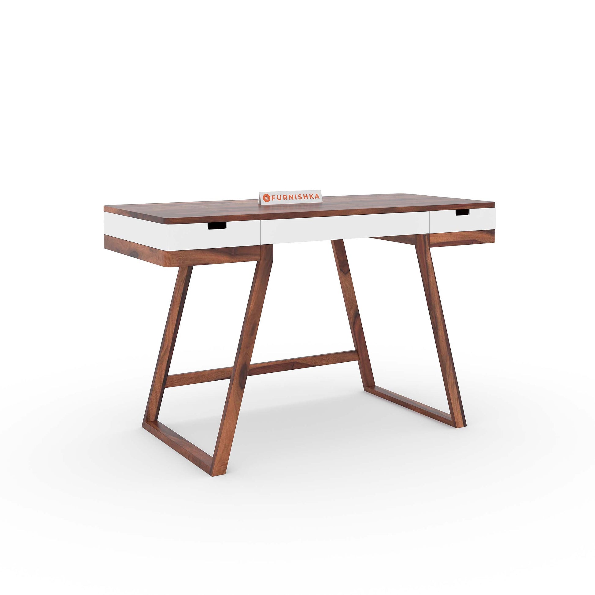 Truett Study Table With Two Drawer - Furnishka 