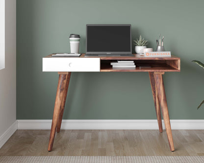 Riza Sheesham Study Table - Furnishka 
