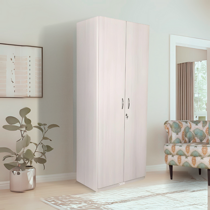 Zeta 2 Door Wardrobe - Ash Finish - Furnishka 
