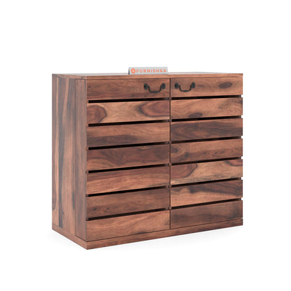 Abril Sheesham Bar Cabinet - Furnishka 