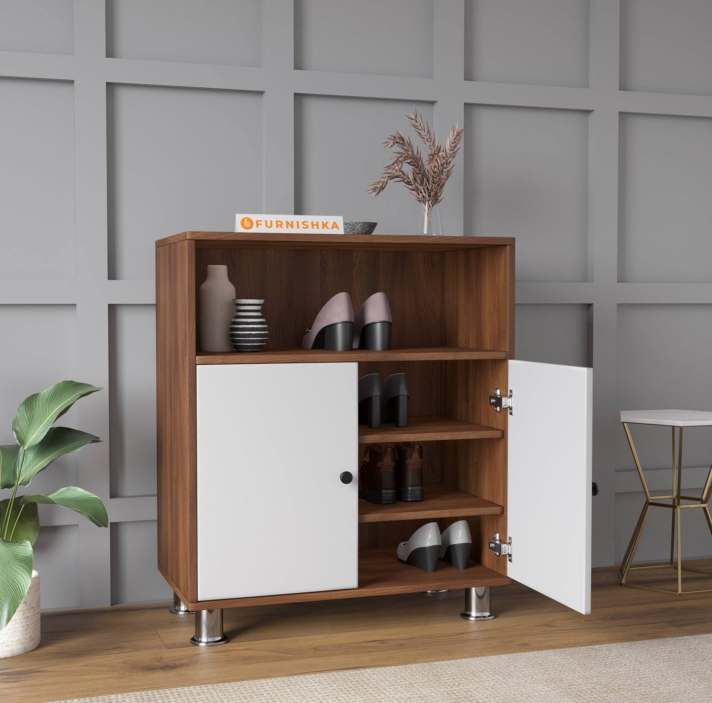 Almon Shoe Rack - Furnishka 