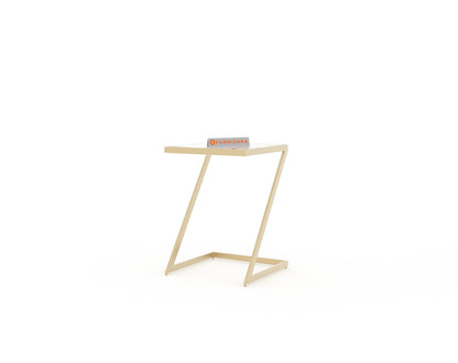 Nowra Glass Nesting Table In Gold Finish (Set Of 2) - Furnishka 