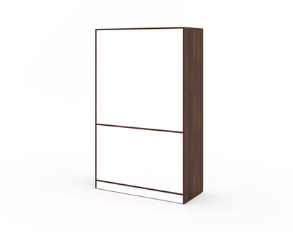 Yashto 3 Door Wardrobe - Cream & Walnut Finish - Furnishka 