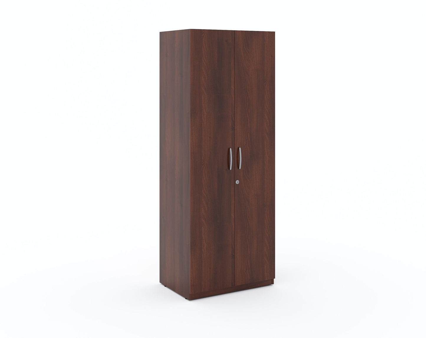 Zeta 2 Door Wardrobe - Walnut Finish - Furnishka 