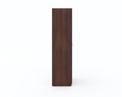 Zeta 2 Door Wardrobe - Walnut Finish - Furnishka 