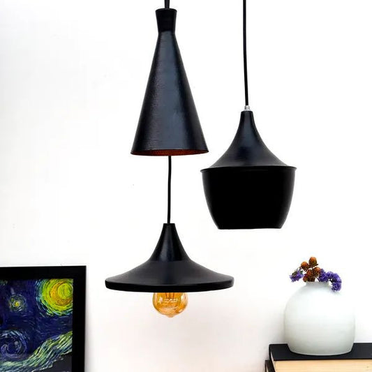 Aquarium Cone And Disc Hanging Lamp - Furnishka 